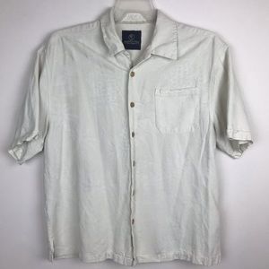 Jamaica Jaxx Button Front Short Sleeve Shirt Sz L